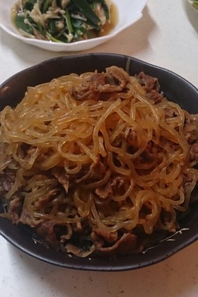 母の味♪糸こんにゃくと牛肉の煮物♪